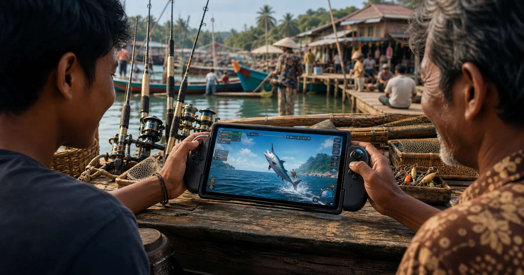 Klask war 90jili Fishing : Ur Bloavezh Nevez war Peskañ Virtual - image 2